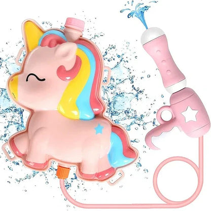 Mochila lanza agua unicornio