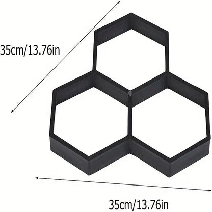 Molde para cemento hexagonal