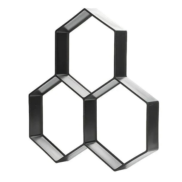 Molde para cemento hexagonal