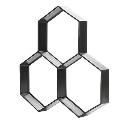 Molde para cemento hexagonal