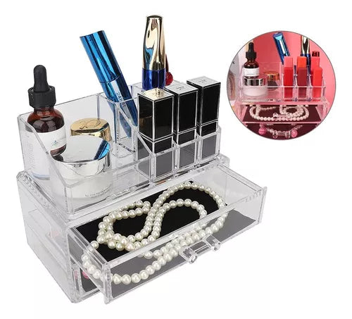 Organizador de Maquillaje Cosmetiquero Joyero Acrilico