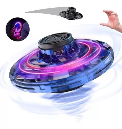 Fly fidget spinner volador mini dron con luces