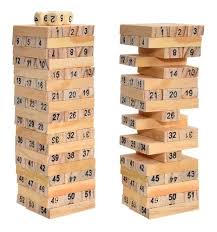 JENGA Juguete de Madera Juego De Mesa