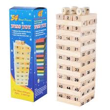 JENGA Juguete de Madera Juego De Mesa