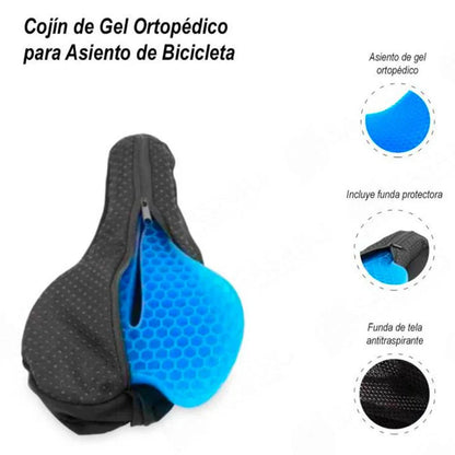 Cojín De Silicona para asiento de bicicleta