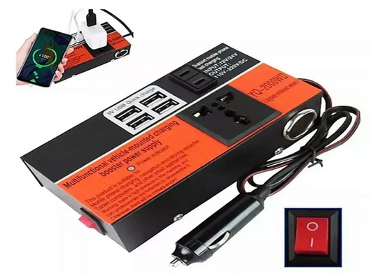 Inversor de voltaje auto convertidor corriente 12v 220v 15k - generico